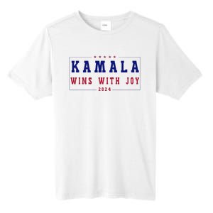 Kamala Wins With Joy Kamala Harris 2024 Premium Tall Fusion ChromaSoft Performance T-Shirt