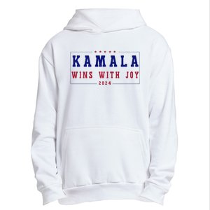 Kamala Wins With Joy Kamala Harris 2024 Premium Urban Pullover Hoodie