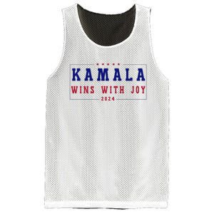 Kamala Wins With Joy Kamala Harris 2024 Premium Mesh Reversible Basketball Jersey Tank