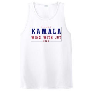 Kamala Wins With Joy Kamala Harris 2024 Premium PosiCharge Competitor Tank