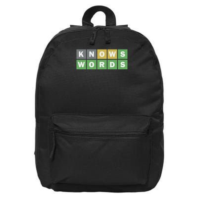 Knows Words Word Guessing Game Guess The Word Game 16 in Basic Backpack