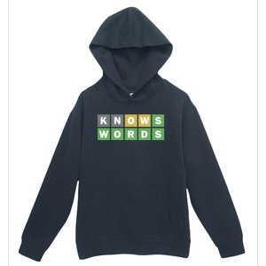 Knows Words Word Guessing Game Guess The Word Game Urban Pullover Hoodie