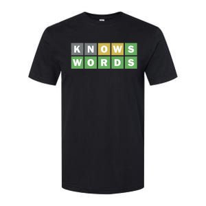 Knows Words Word Guessing Game Guess The Word Game Softstyle CVC T-Shirt