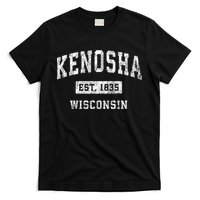 Kenosha Wisconsin Wi Vintage Established Sports T-Shirt