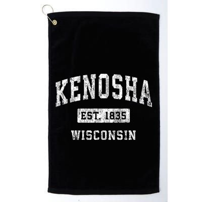 Kenosha Wisconsin Wi Vintage Established Sports Golf Towel