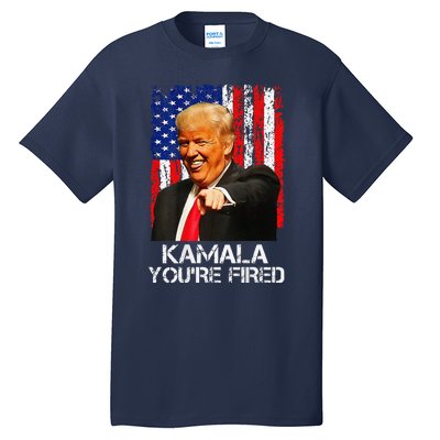 Kamala You Are Fired President Trump Tall T-Shirt