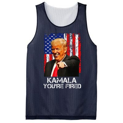 Kamala You Are Fired President Trump Mesh Reversible Basketball Jersey Tank