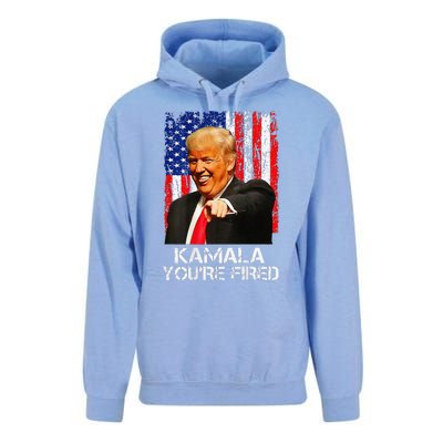 Kamala You Are Fired President Trump Unisex Surf Hoodie