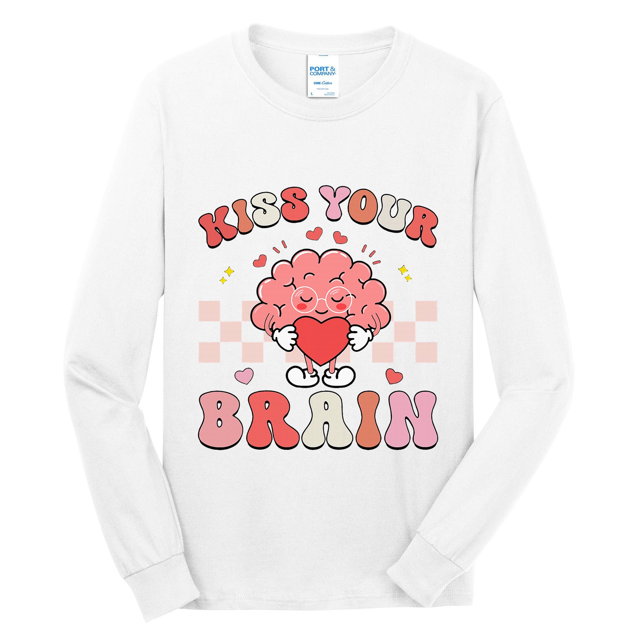 Kiss Your Brain Sped Teacher Appreciation Tall Long Sleeve T-Shirt