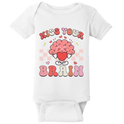 Kiss Your Brain Sped Teacher Appreciation Baby Bodysuit