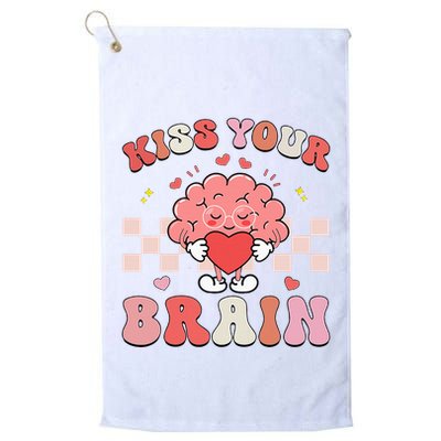 Kiss Your Brain Sped Teacher Appreciation Golf Towel