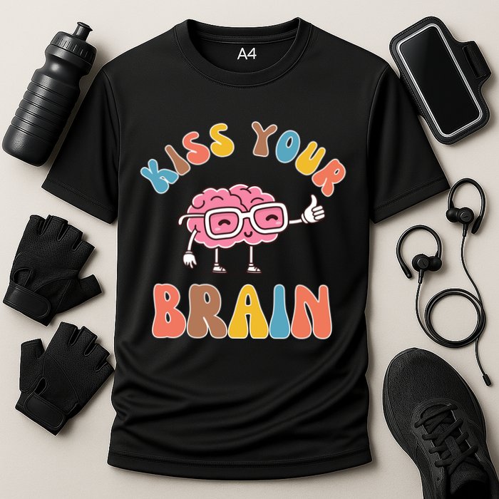 Kiss Your Brain Cooling Performance Crew T-Shirt