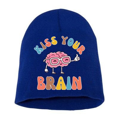 Kiss Your Brain Short Acrylic Beanie