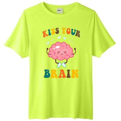 Kiss Your Brain Cute Funny Tall Fusion ChromaSoft Performance T-Shirt