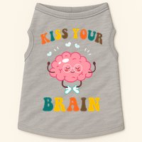 Kiss Your Brain Cute Funny Doggie Tank
