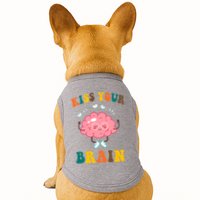 Kiss Your Brain Cute Funny Doggie Tank