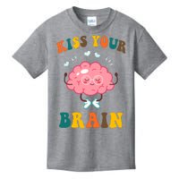 Kiss Your Brain Cute Funny Kids T-Shirt