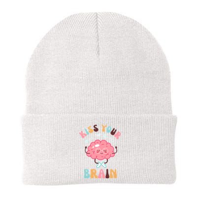 Kiss Your Brain Mental Health Brain Beanie