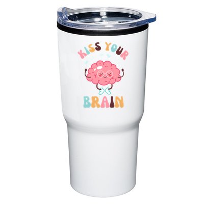 Kiss Your Brain Mental Health Brain Tumbler