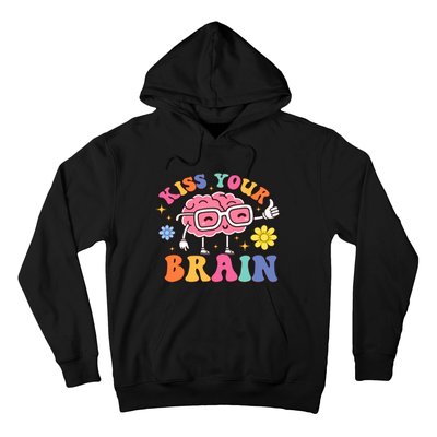 Kiss Your Brain Cute Teacher Appreciation Back To School Hoodie