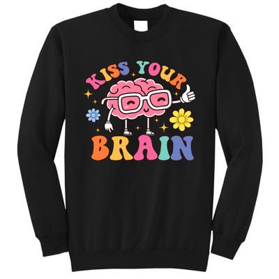 Kiss Your Brain Cute Teacher Appreciation Back To School Sweatshirt