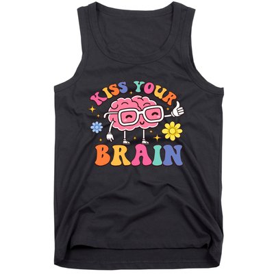 Kiss Your Brain Cute Teacher Appreciation Back To School Tank Top