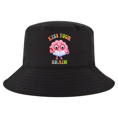 Kissing Your Brain Teaching Squad Cool Comfort Performance Bucket Hat