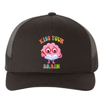 Kissing Your Brain Teaching Squad Yupoong Adult 5-Panel Trucker Hat