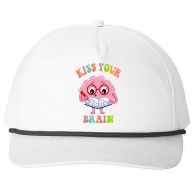 Kissing Your Brain Teaching Squad Snapback Five-Panel Rope Hat