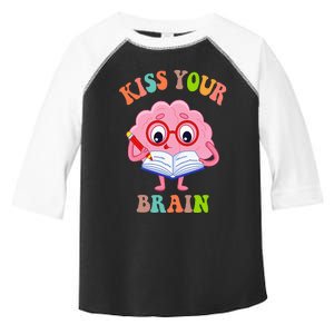 Kissing Your Brain Teaching Squad Toddler Fine Jersey T-Shirt