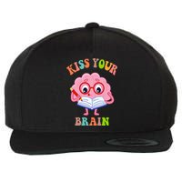 Kissing Your Brain Teaching Squad Wool Snapback Cap