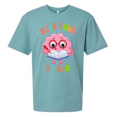 Kissing Your Brain Teaching Squad Sueded Cloud Jersey T-Shirt