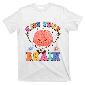 Kiss Your Brain Cute Teacher Appreciation Back To School T-Shirt