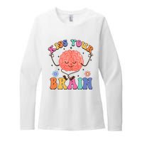 Kiss Your Brain Cute Teacher Appreciation Back To School Womens CVC Long Sleeve Shirt