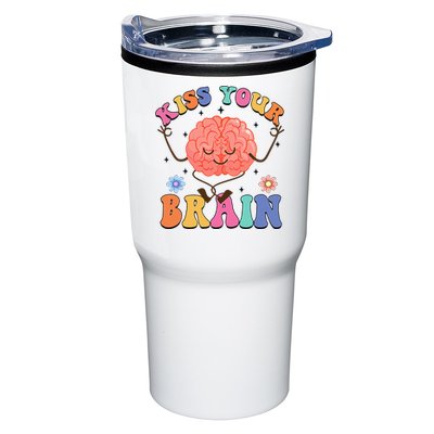 Kiss Your Brain Cute Teacher Appreciation Back To School Tumbler