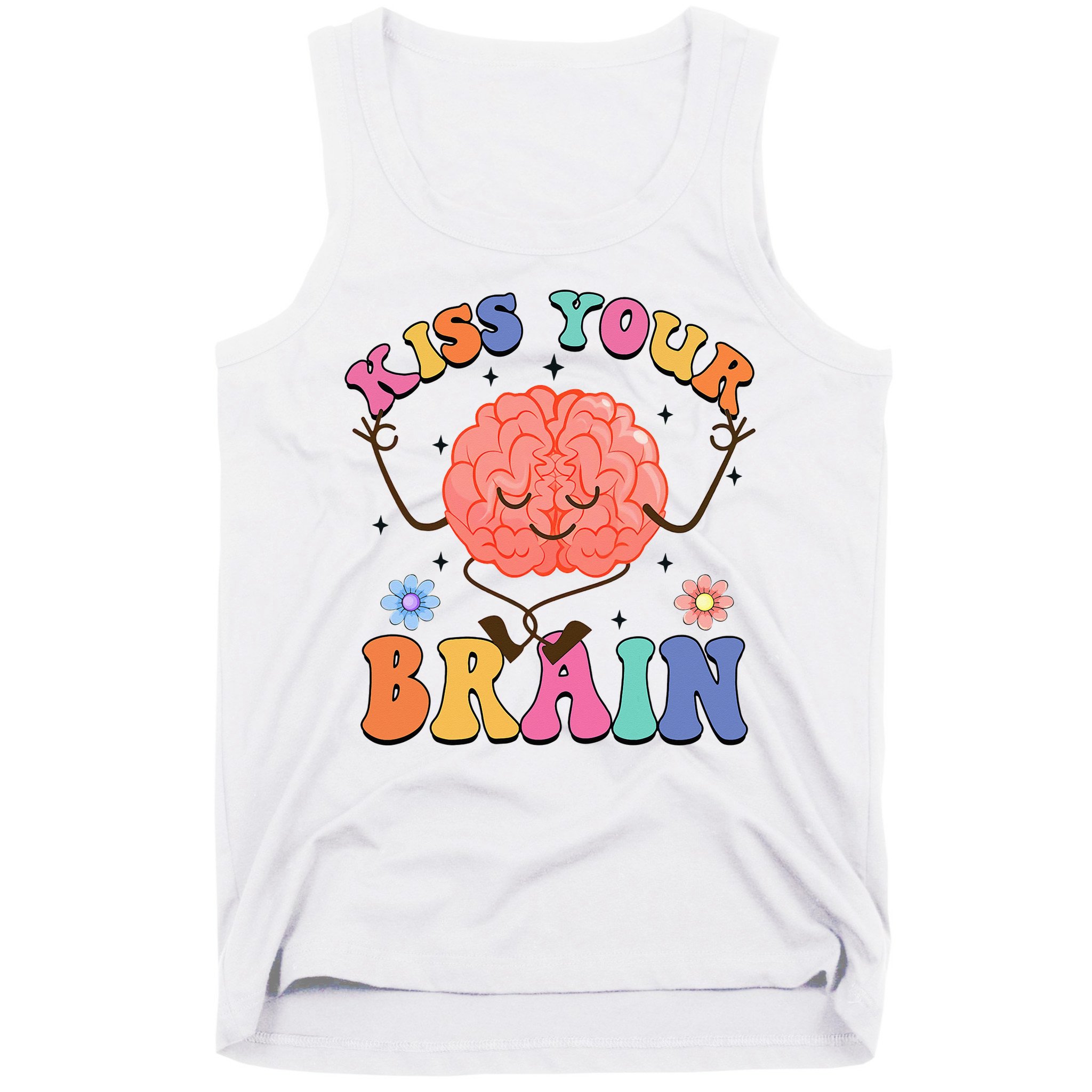 Kiss Your Brain Cute Teacher Appreciation Back To School Tank Top