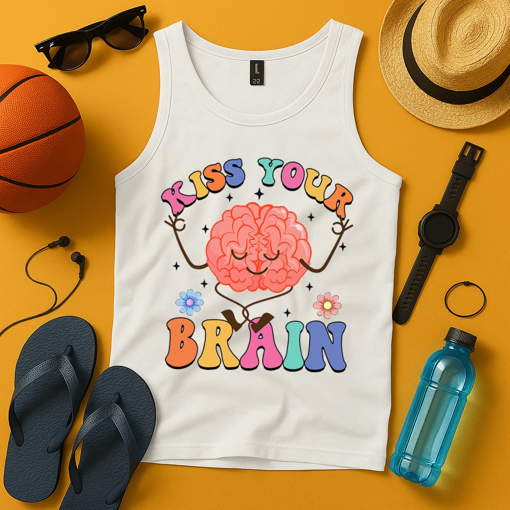 Kiss Your Brain Cute Teacher Appreciation Back To School Tank Top