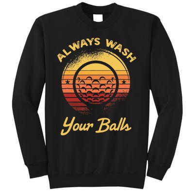 Keep Your Balls Clean Funny Golfer Sayings Sweatshirt