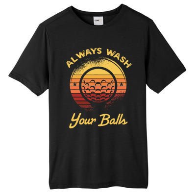 Keep Your Balls Clean Funny Golfer Sayings Tall Fusion ChromaSoft Performance T-Shirt