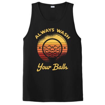 Keep Your Balls Clean Funny Golfer Sayings PosiCharge Competitor Tank