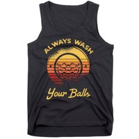 Keep Your Balls Clean Funny Golfer Sayings Tank Top