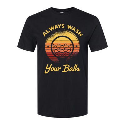 Keep Your Balls Clean Funny Golfer Sayings Softstyle CVC T-Shirt