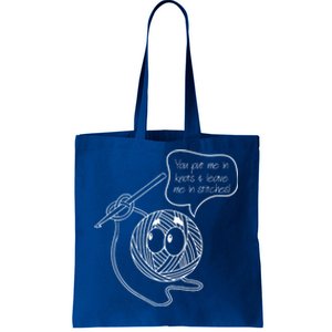 Knitting Yarn Collector Crochet Crocheting Lover Meaningful Gift Tote Bag