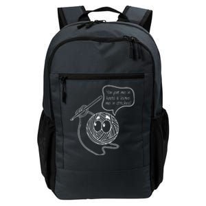 Knitting Yarn Collector Crochet Crocheting Lover Meaningful Gift Daily Commute Backpack