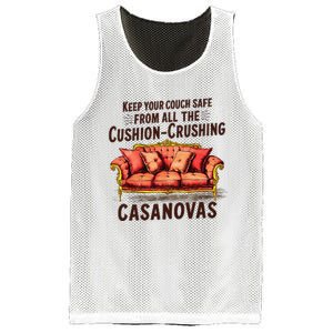 Keep Your Couch Safe From All The Cushion Crushing Casanovas Mesh Reversible Basketball Jersey Tank