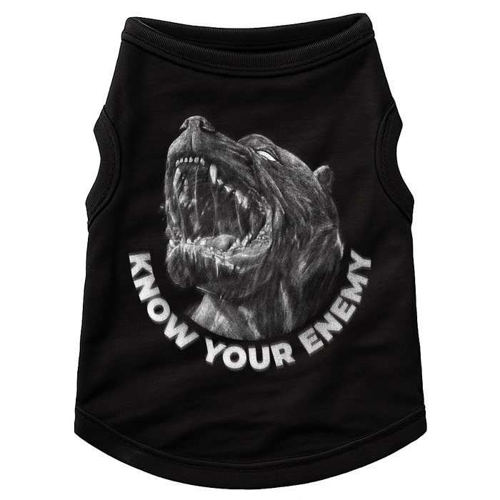 Know Your Enemy Realistic Pitbull Dog Doggie Tank