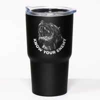 Know Your Enemy Realistic Pitbull Dog Tumbler