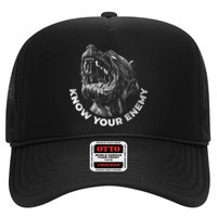 Know Your Enemy Realistic Pitbull Dog Hat