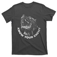 Know Your Enemy Realistic Pitbull Dog T-Shirt