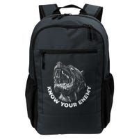 Know Your Enemy Realistic Pitbull Dog Backpack